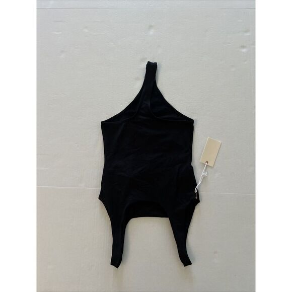 Good American Women's Sz 1/Small Black Sleeveless Scoop Neck Bodysuit NWT - Picture 6 of 8